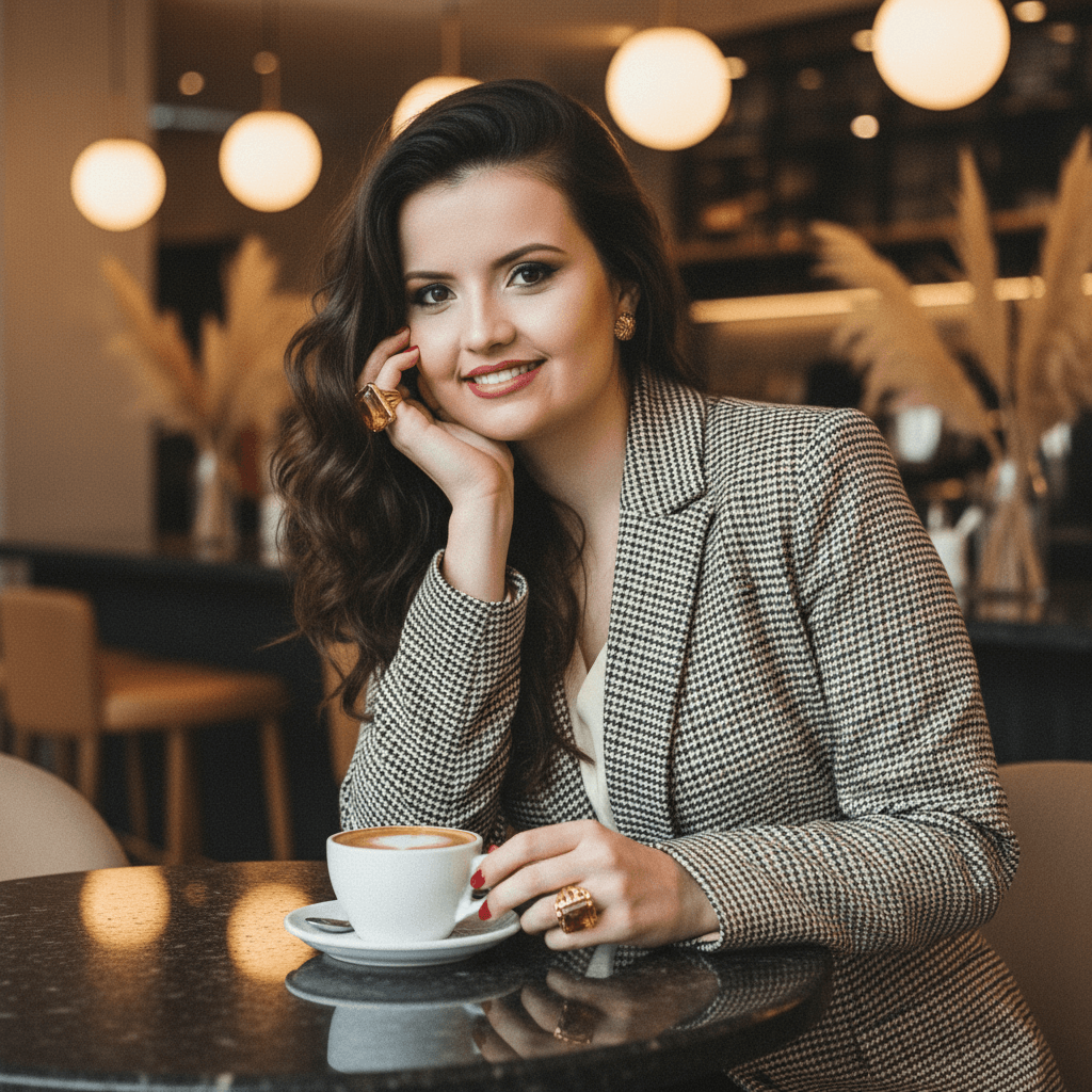 Elegant Cafe Moment